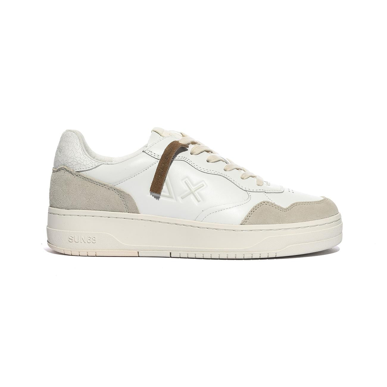 Sneakers Sun68 BIG BASKET Bianche Z45148BIANCO SUN 68