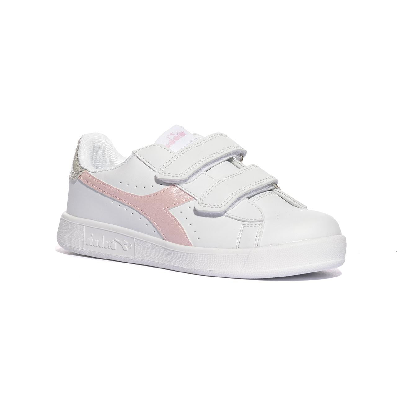 Snerakers Diadoria GAME P BALLET PS Bianche Rosa 101182615WHITE PINK LADY DIADORA