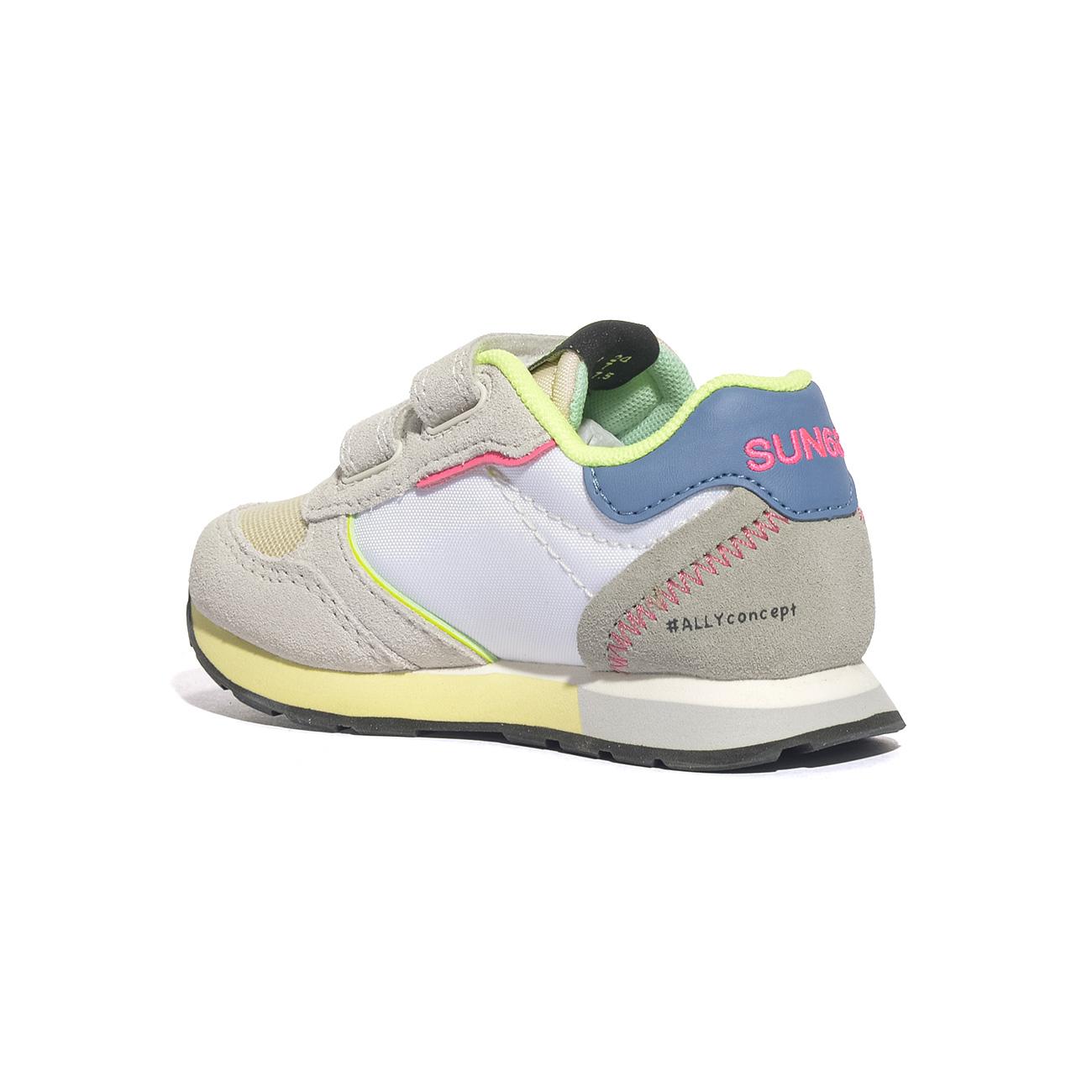 Sneakers Sun68  GIRL'S ALLY COLOR  EXPLOSION (BABY)  Bianche Z34404BBIANCO SUN 68