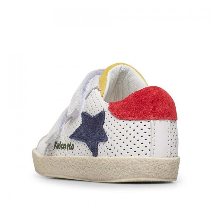 FALCOTTO 0012016752-19-1B29 WHITE-RED PLUS Sneakers Bambino 