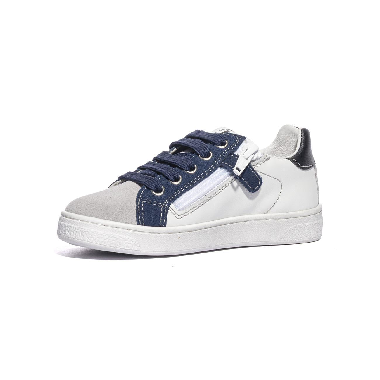 Sneakers Naturino Pinn Bianche 0012017502.05.1N94WHITE GREY AZURE NATURINO