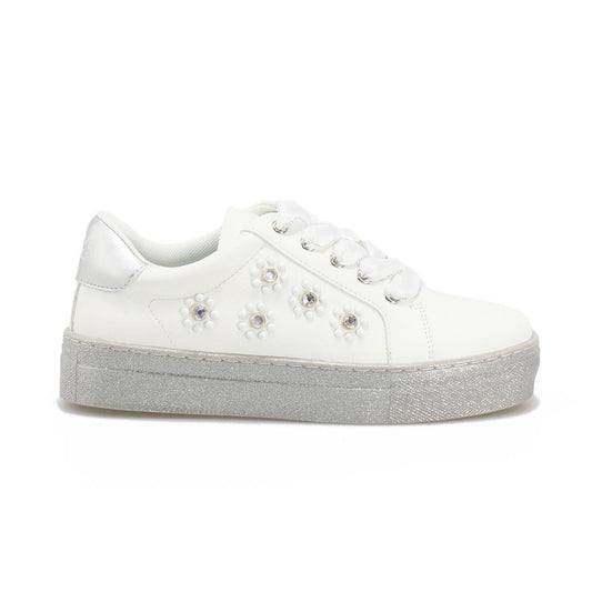 LIUJO 4A2487EX014S10S8 SILVER WHITE Sneakers Bambina 