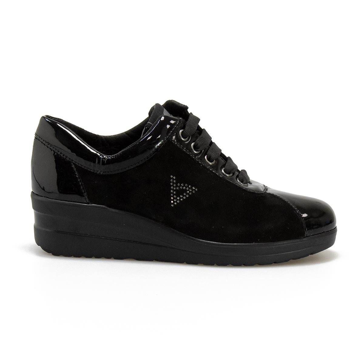 VALLEVERDE 36204 SUEDE BLACK Sneakers Donna 