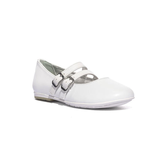 ASSO AG17071 PU WHITE Ballerine Bambina 