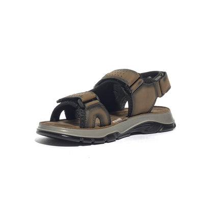 VALLEVERDE 54831 BROWN Sandali Uomo 