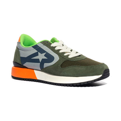 REPLAY RS9I0002T GREEN ORANGE Sneakers Uomo 