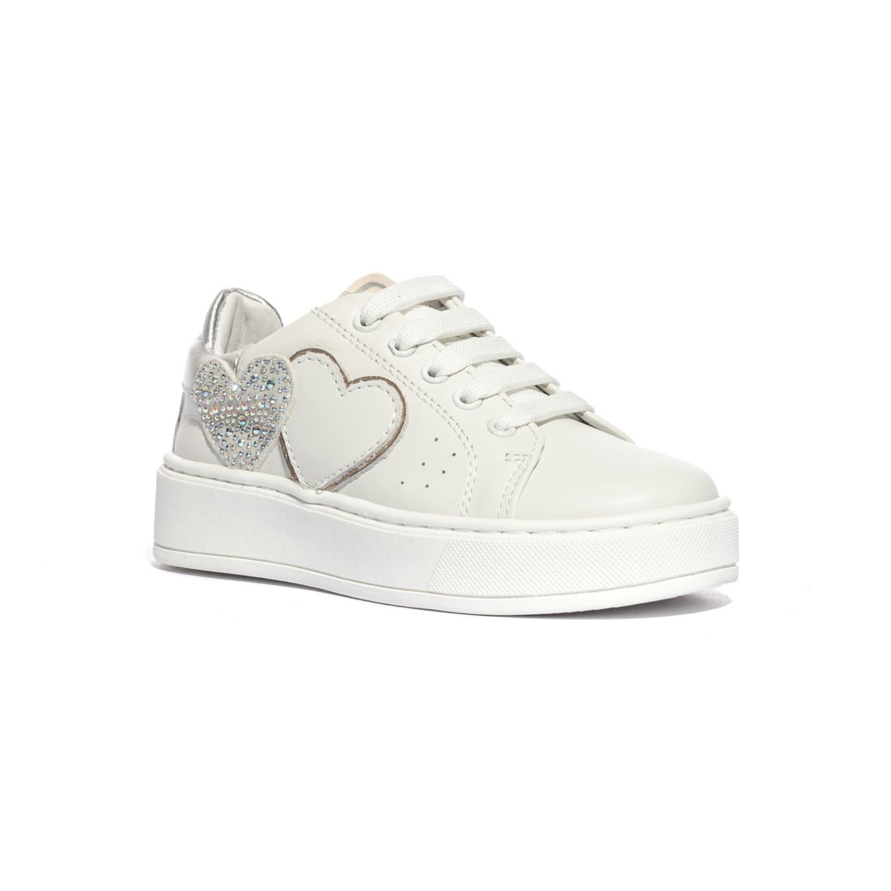 BALDUCCI KIAB1101 BIANCO ARGENTO Sneakers Bambina 