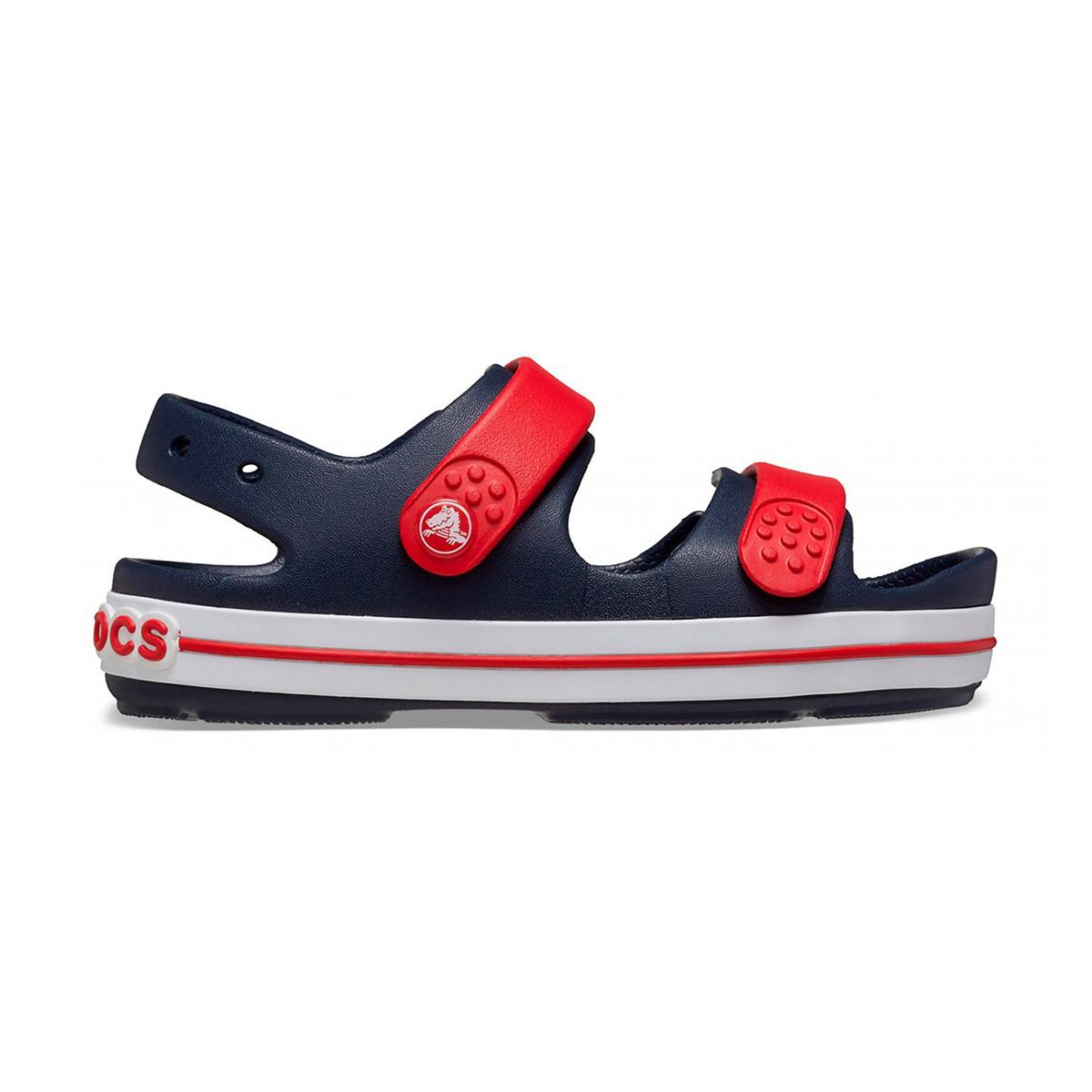 CROCS CR.209424 NAVY VARSITY RED SANDALO Unisex Bambini 