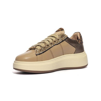 Sneakers Ferrè F420 Biege F420NOCCIOLA BRONZO FERRE'