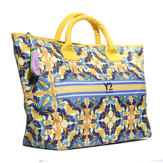 Y-NOT LPI005S6 YELLOW BORSA DA SPIAGGIA Donna 