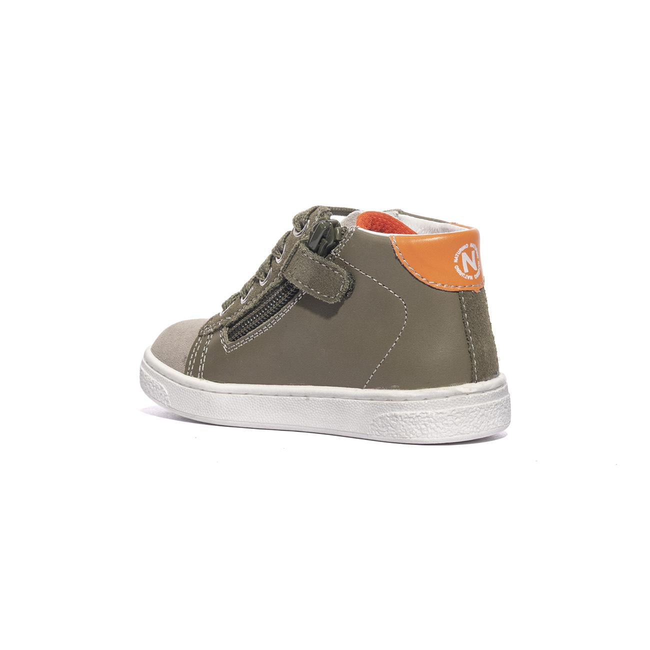 NATURINO 0012017858.01.1D23 TAUPE MILITARY Sneakers Bambino 