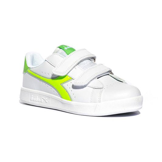 DIADORA 101.179743 BIANCO VERDE FLASH Sneakers Bambino 