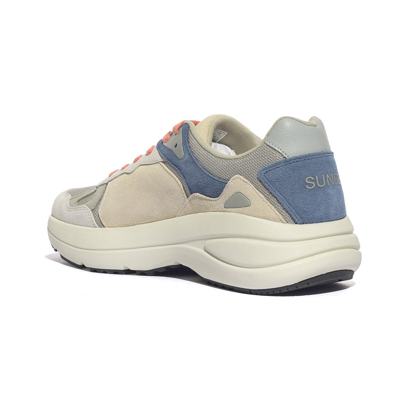 SUN 68 Z34128 GRIGIO CHIARO Sneakers Uomo 