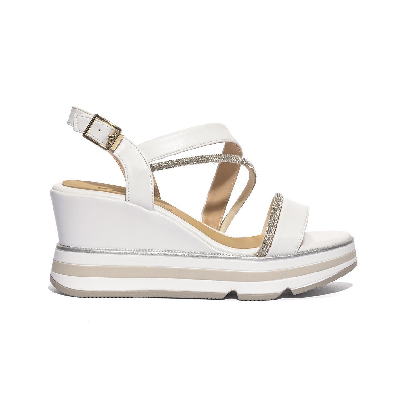 KEYS K12122 WHITEWHITE Sandali Donna 