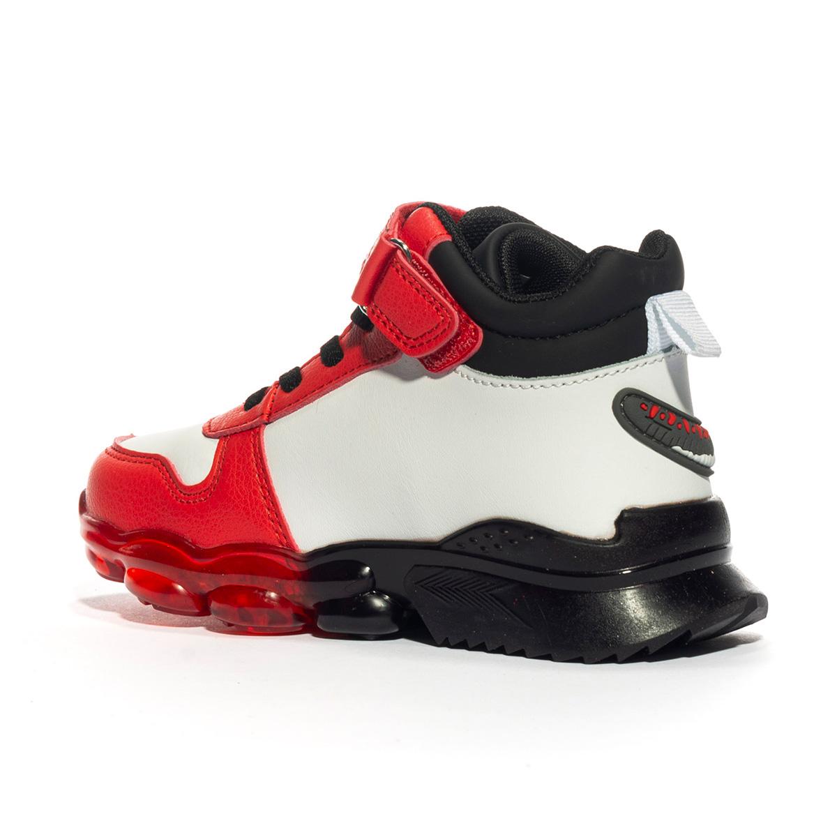 BULL BOYS DVAL2201 BIANCO ROSSO Sneakers Bambino 