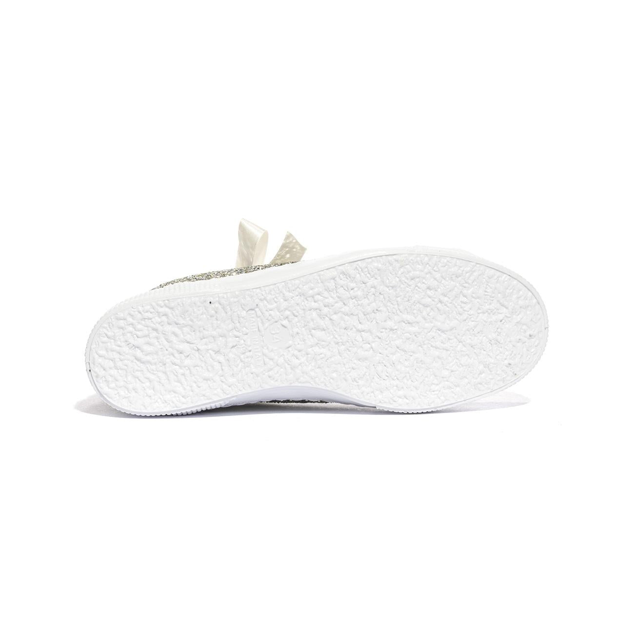 DXO C88 GLITTER PLATINO Sneakers Bambina 