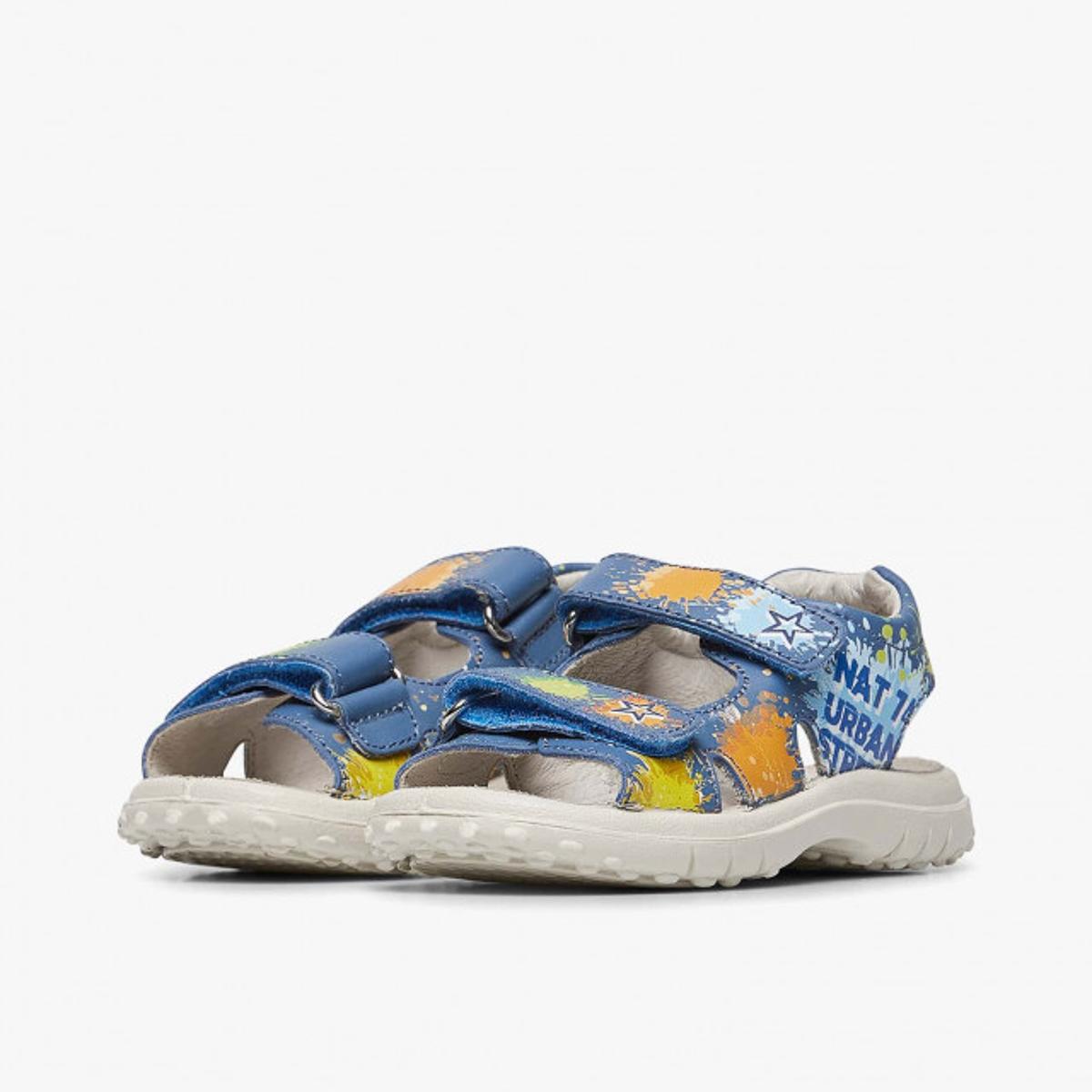 NATURINO 0010503219-01-1C89 AZURE MULTI Sandali Bambino 