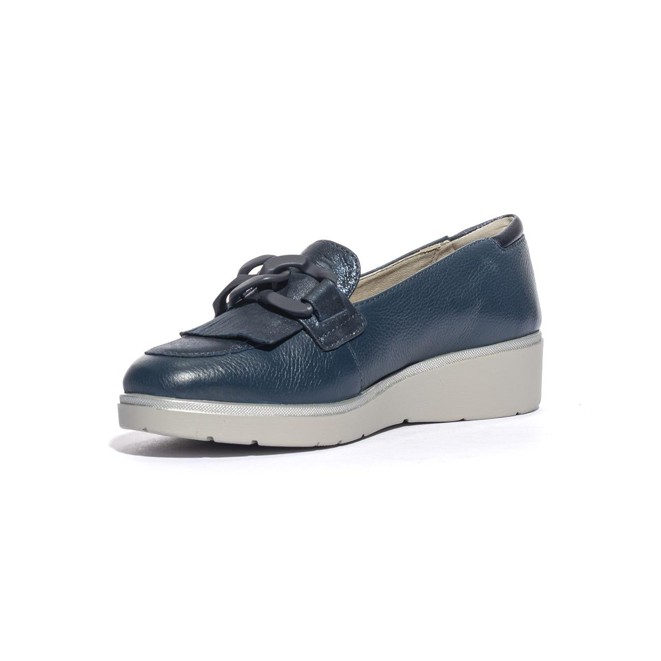 RIPOSELLA EMILIANA E WA01BX BLU Mocassini Donna 
