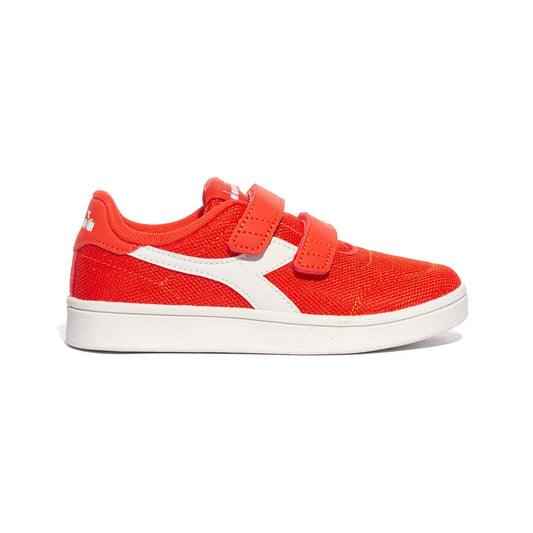DIADORA 101.182009 BIANCO OTTICO ROSSO FIESTA Sneakers Bambino 