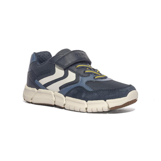 GEOX J459BB 0FU22 NAVY YELLOW   C0657 Sneakers Bambino 