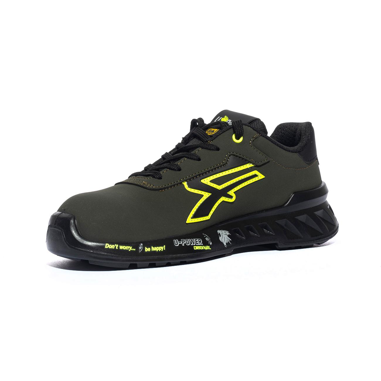 Scarpe Antinfortunistiche U-power Ryan Verdi Gialle RV20304MIX U-POWER
