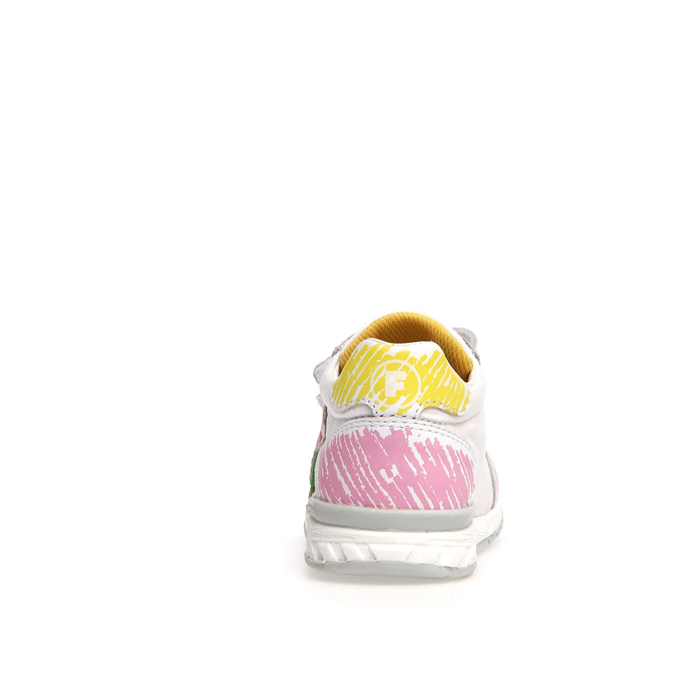 FALCOTTO 0012015873-16-1N39 WHITE-PINK-LAVENDER Sneakers Bambina 