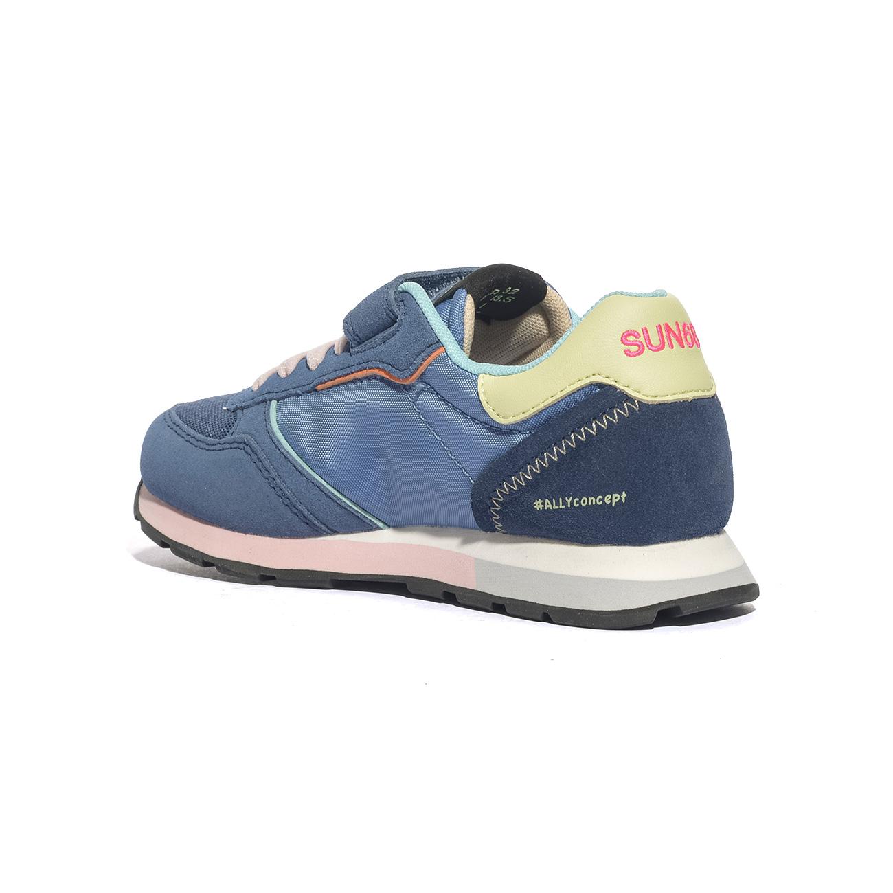 Sneakers Sun68 GIRL'S ALLY COLOR  EXPLOSION (KID) Blu Z34404KAVIO SUN 68