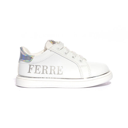 FERRE' FB090 WHITE SILVER Sneakers Bambina 