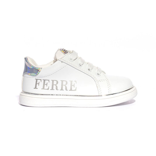 FERRE' FB090 WHITE SILVER Sneakers Bambina 