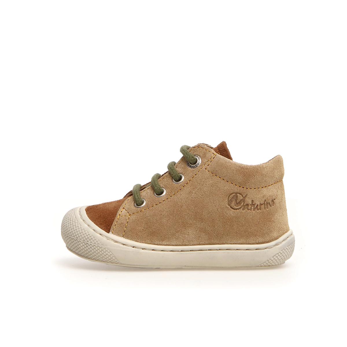 NATURINO 0012012889-18-3D10 SAND-BROWN-MILITARE Sneakers Bambino 