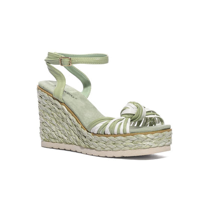 KISS KRISS K55 VERDE BIANCO Sandali Donna 