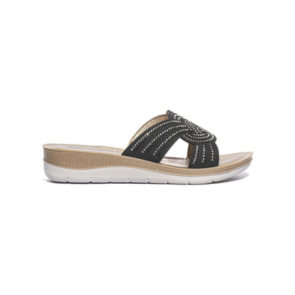 IN BLU BV000037 NERO Ciabatte Donna 