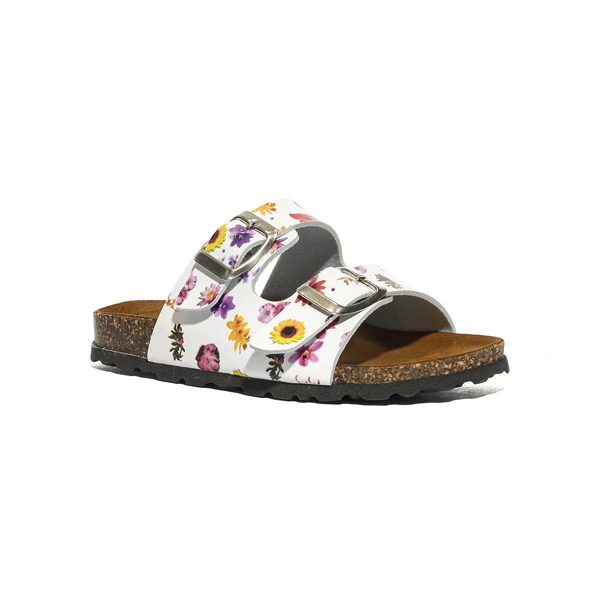 BELLINI BABY BIANCO FIORI MULTI Sandali Bambina 
