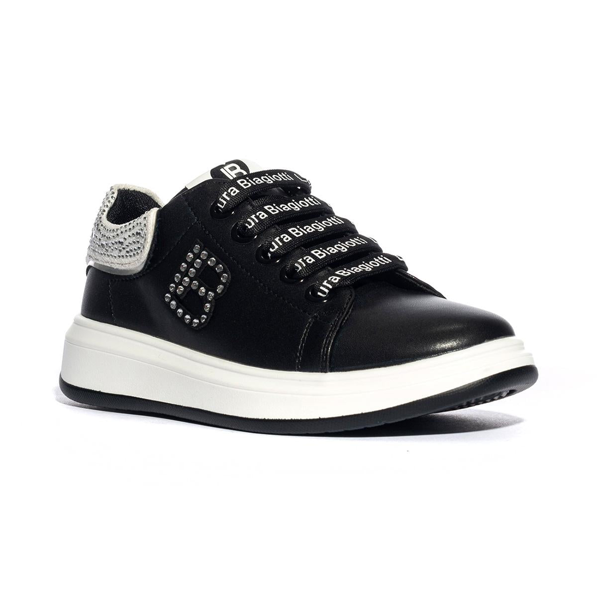 LAURA BIAGIOTTI 8781 BLACK WHITE Sneakers Bambina 