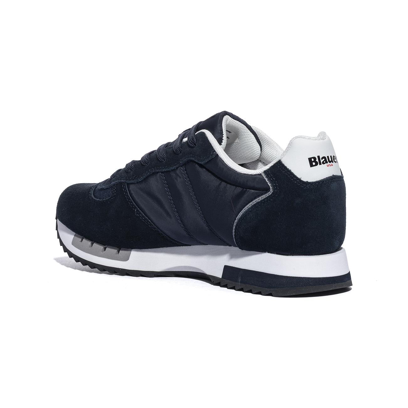 BLAUER S6QUEENS01 MES NAVY WHITE Sneakers Uomo 