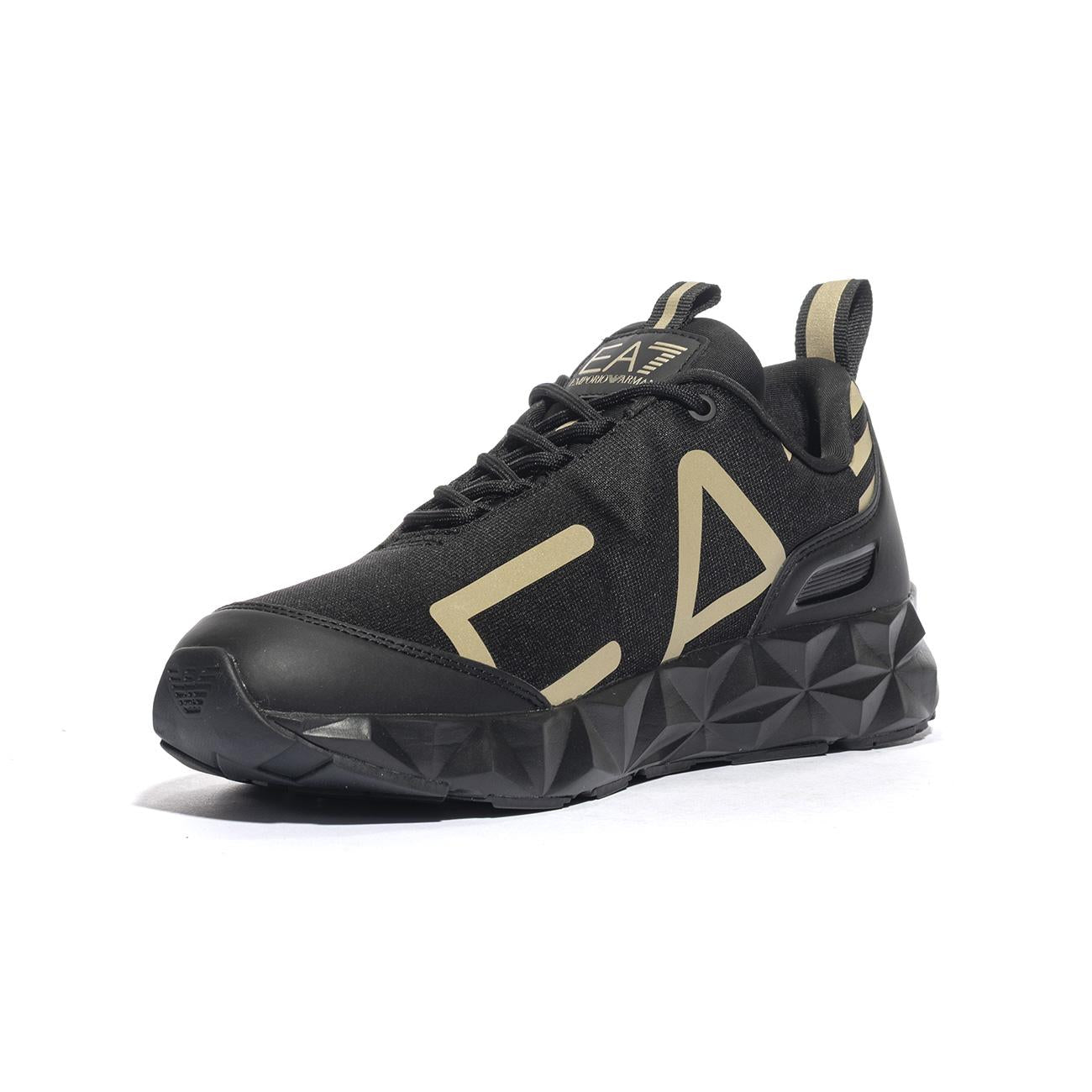 ARMANI X8X217 TRIPLE BLACK GOLD Sneakers Uomo 