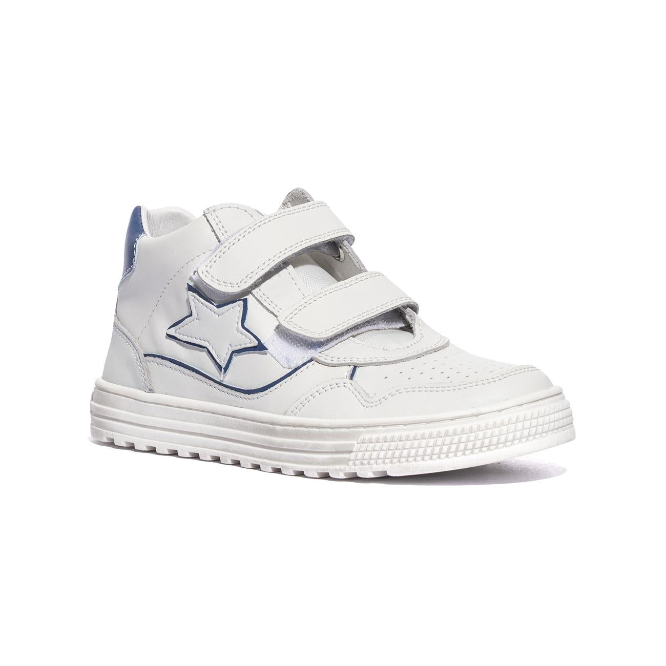 Sneakers Naturino Hess Bianche 0012018618.03.1N06WHITE AZURE NATURINO