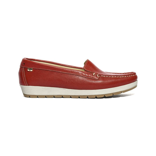 VALLEVERDE 11102 ROSSO Mocassini Donna 