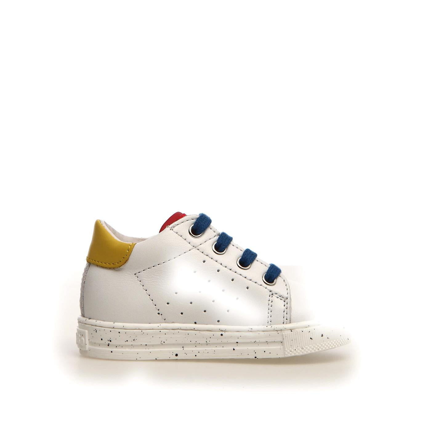 FALCOTTO 0012015331-01-1N82 WHITE-AZURE-YELLOW Sneakers Bambino 