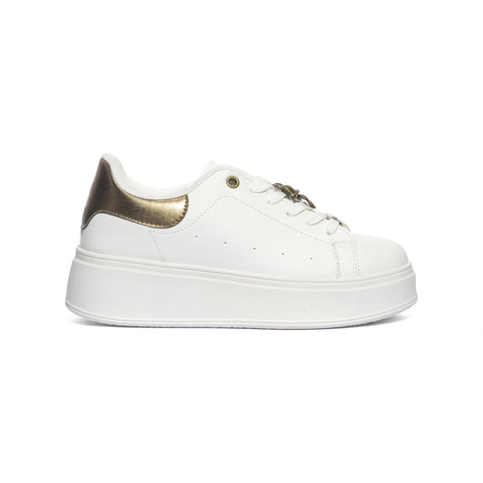 FREDDY FY7717 WHITE BRONZO Sneakers Donna 