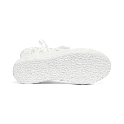DXO C88 GLITTER BIANCO Sneakers Bambina 