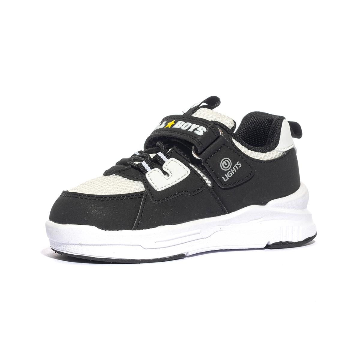 BULL BOYS DNAR5014B00 BIANCO NERO Sneakers Bambino 