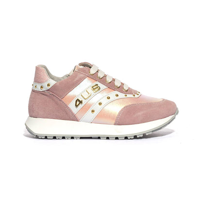 4US 41030 PINK Sneakers Bambina 