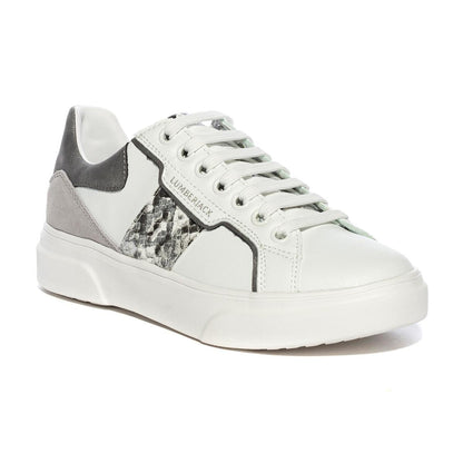 LUMBERJACK SWH0605-001 WHITE SILVERM0167 Sneakers Donna 