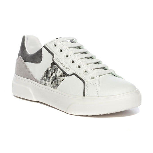 LUMBERJACK SWH0605-001 WHITE SILVERM0167 Sneakers Donna 