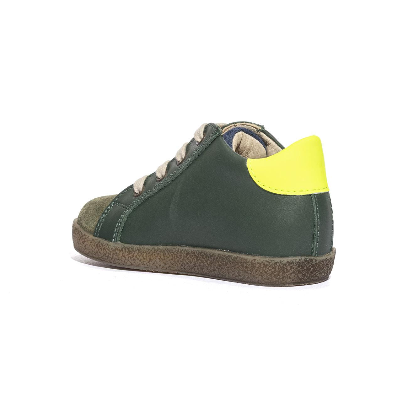 FALCOTTO 0012017150.01.2F25 MILITARY GREEN YELLOW Sneakers Bambino 