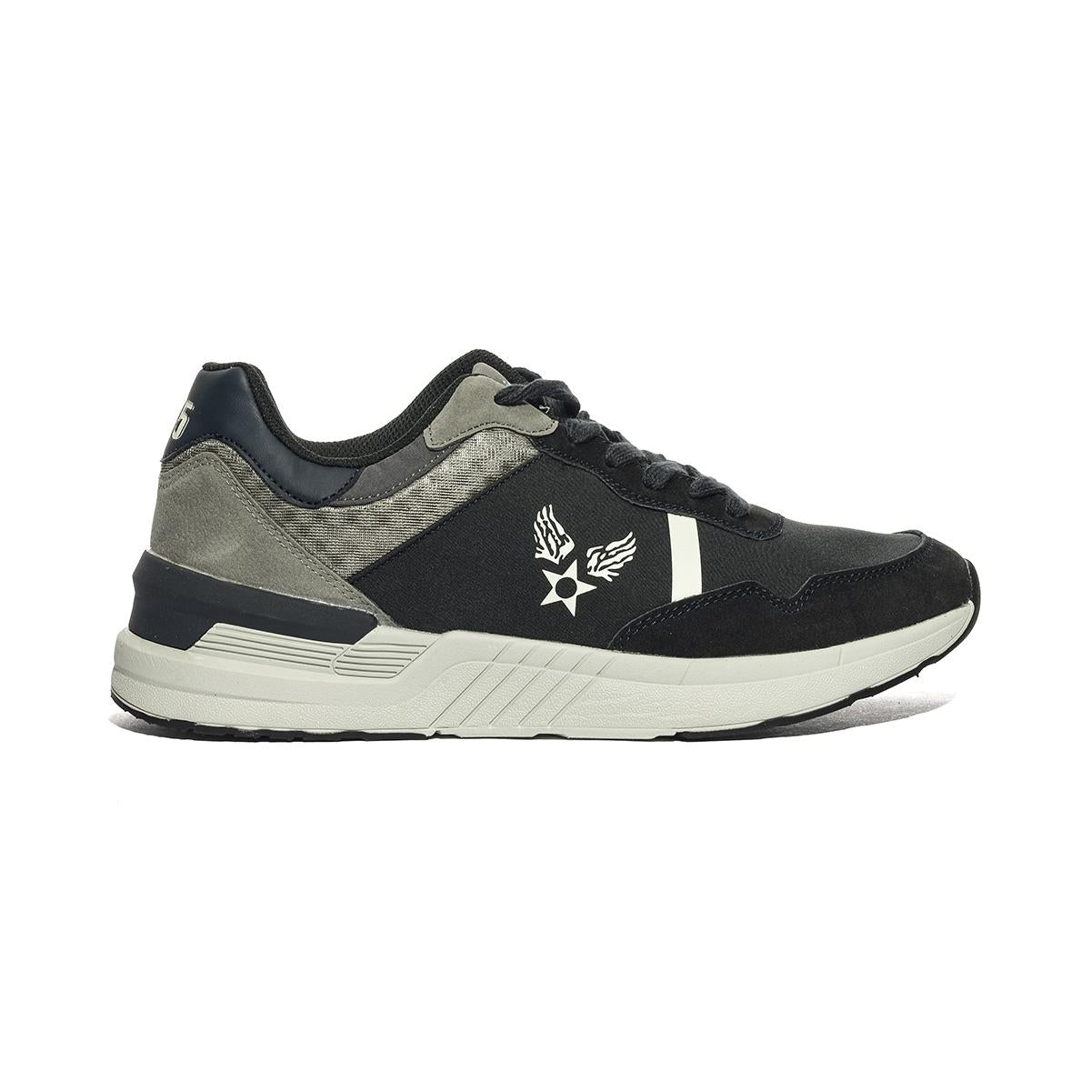 AVIREX LEO004 NAVY GREY Sneakers Uomo 