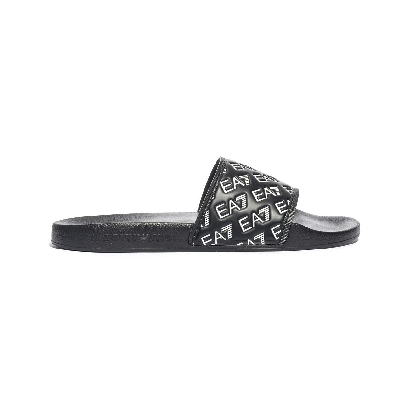 ARMANI 7X000109 BLACK WHITE Ciabatte Uomo 