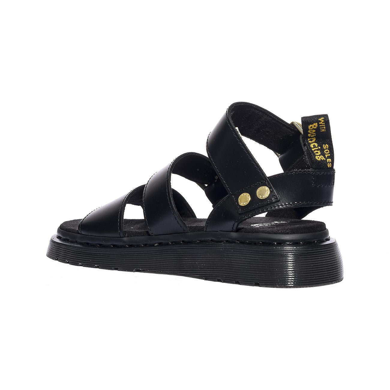 DR MARTENS 42329001 Gryphon Black Atlas Sandali Donna 