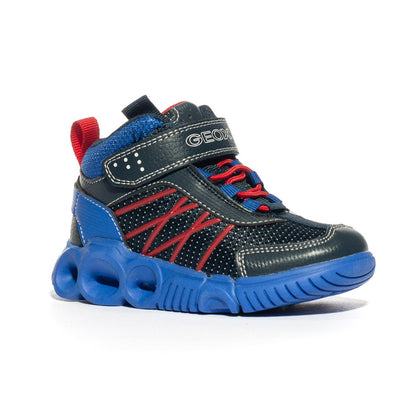 GEOX J26GAA NAVY ROYAL          C4226 Sneakers Bambino 